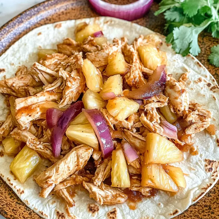 Chipotle Pineapple Chicken Tacos: Flavor-Packed Delight